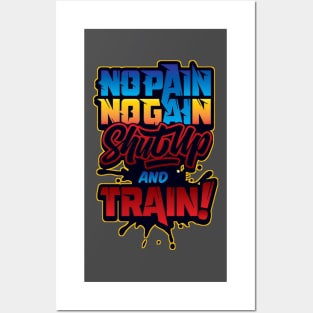 No pain No Gain! Posters and Art